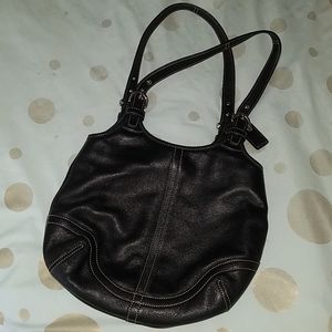 Coach bag dark brown